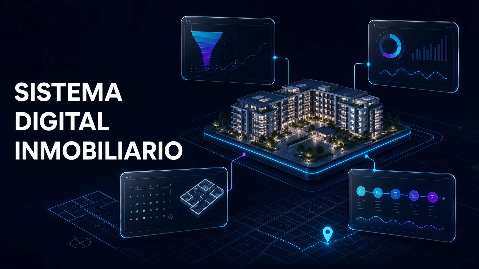 Desarrollo residencial conectado con módulos de captación y seguimiento